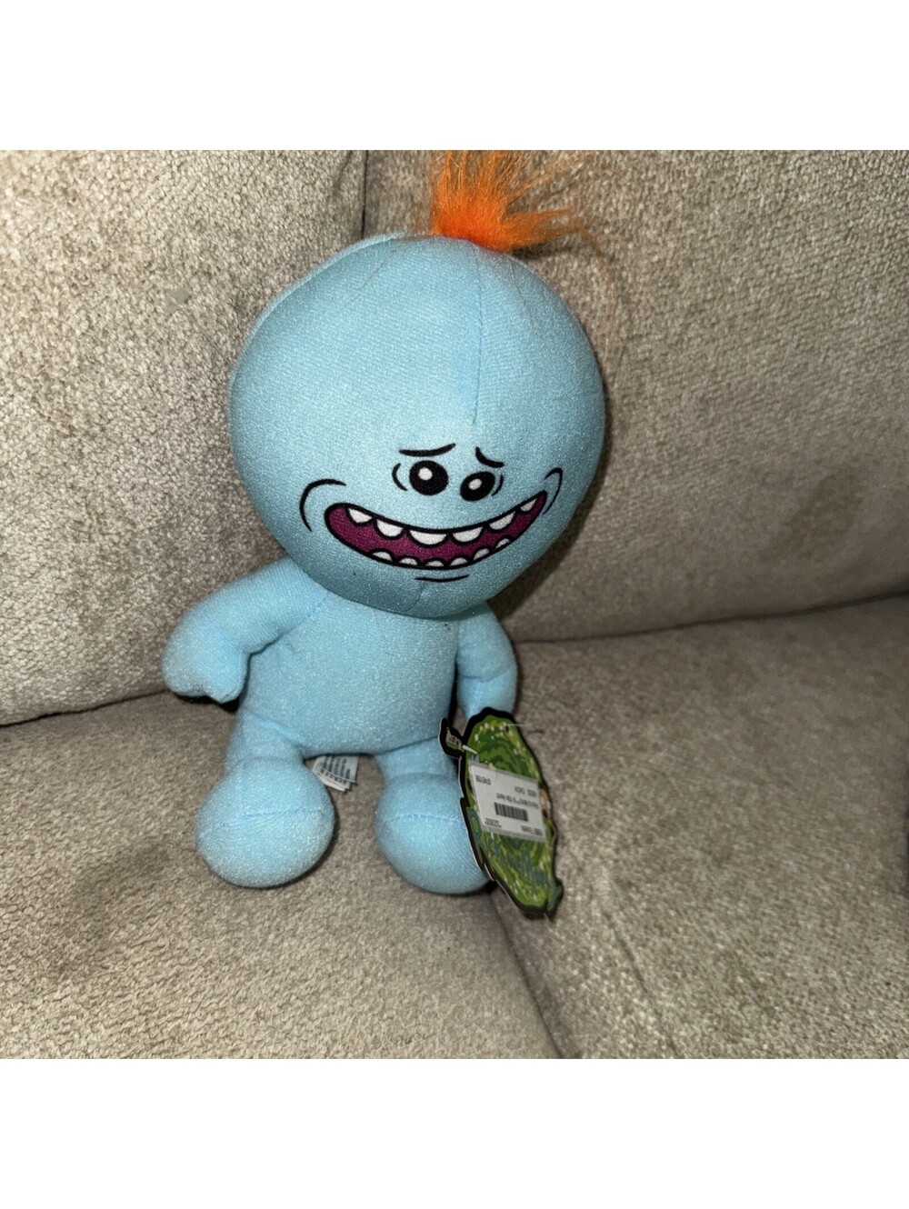 Rick & Morty Mr. Meeseeks Plush Toy 2019 Adult Swim Pickle Rick 9"T